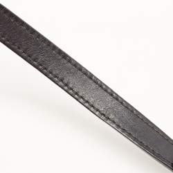 Pre Owned Gucci Black Matelassé Leather Small GG Marmont Camera Bag