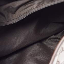 Pre Owned Gucci Brown GG Fabric and Leather Jackie O Hobo