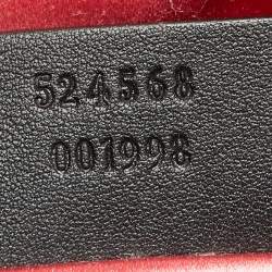 مملوكة مسبقًا حقيبة ظهر غوتشي جي جي مارمونت جلد ماتيلاس أسود