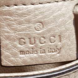 Gucci Pale Gold Leather Medium Soho Chain Tote