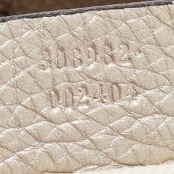 Gucci Pale Gold Leather Medium Soho Chain Tote