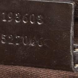 Gucci Beige/Brown GG Supreme Canvas and Leather Medium Joy Boston Bag