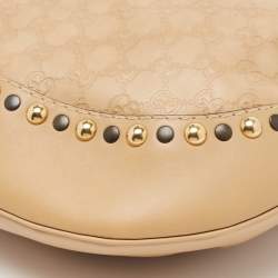 مملوكة مسبقًا Gucci Beige Guccissima Leather Babouska Heart Hobo