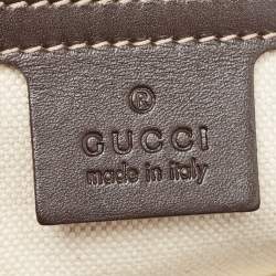 مملوكة مسبقًا حقيبة يد توتس غوتشي مايفير جلد غوتشيسيما بيج فاتح مزينة فيونكة متوسطة