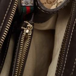 مملوكة مسبقًا حقيبة يد توتس غوتشي مايفير جلد غوتشيسيما بيج فاتح مزينة فيونكة متوسطة