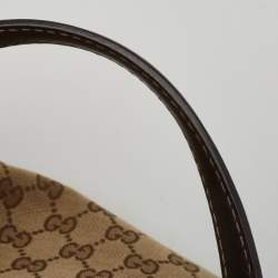 مملوكة مسبقًا حقيبة يد توتس غوتشي مايفير جلد غوتشيسيما بيج فاتح مزينة فيونكة متوسطة