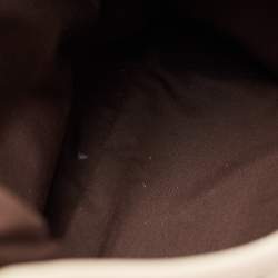 Pre Owned Gucci Beige GG Canvas and Leather Medium Abbey D-Ring Hobo