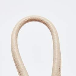 Pre Owned Gucci Beige GG Canvas and Leather Medium Abbey D-Ring Hobo