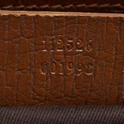 مملوكة مسبقًا Gucci Brown/Beige GG Canvas And Leather Bamboo Tote