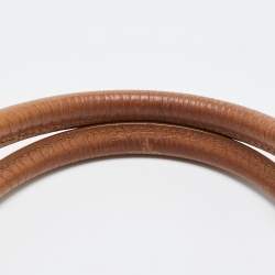 مملوكة مسبقًا Gucci Brown/Beige GG Canvas And Leather Bamboo Tote