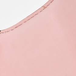 Pre Owned Gucci Pink Guccissima Leather Small Padlock Shoulder Bag