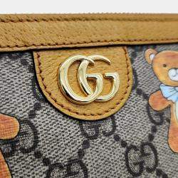 Gucci Beige Leather Clutch Bag