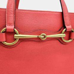 Pre Owned Gucci Horsebit Tote Bag (319795)