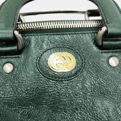 Pre Owned Gucci Soft Leather Tote Bag (587866)