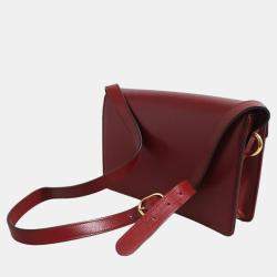 Gucci Burgundy Leather Shoulder Bag (589474)