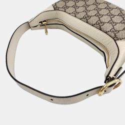 Pre Owned Gucci Brown GG Canvas Ophidia Hobo Bag 