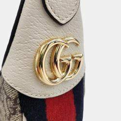 Pre Owned Gucci Brown GG Canvas Ophidia Hobo Bag 