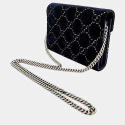 Pre Owned Gucci Velvet Dionysus Mini Chain Bag