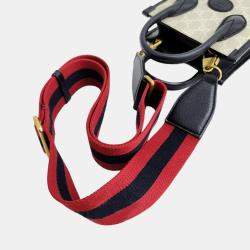 مملوكة مسبقًا حقيبة يد غوتشي أوفيديان نمط GG صغيرة بيضاء/بيج