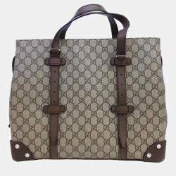 Pre Owned Gucci GG Supreme Tote Bag (626356)