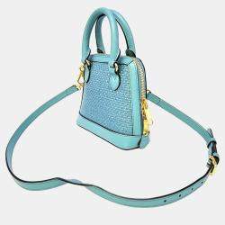 Gucci Blue Horsebit 1955 Mini Top Handle Bag 