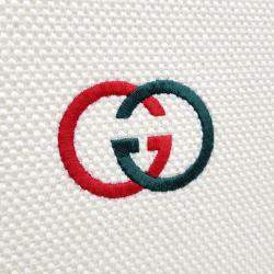 مملوكة مسبقًا حقيبة كتف غوتشي جلد أبيض جي جي