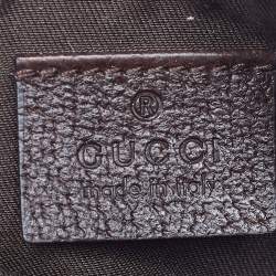 Gucci Beige/Brown GG Canvas and Leather Zip Pouch