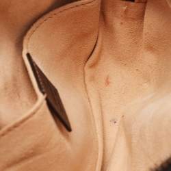 Pre Owned Gucci Black Matelassé Leather GG Marmont Belt Bag