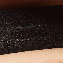 Pre Owned Gucci Black Matelassé Leather GG Marmont Belt Bag