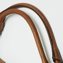 Pre Owned Gucci Beige/Brown GG Canvas and Leather Large New Pelham Shoulder Bag