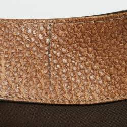 Pre Owned Gucci Beige/Brown GG Canvas and Leather Large New Pelham Shoulder Bag