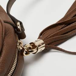 مملوكة مسبقًا Gucci Brown Leather Small Soho Disco Crossbody Bag
