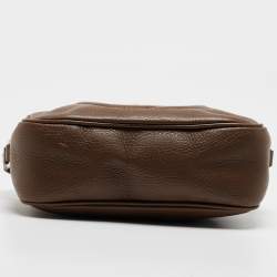 مملوكة مسبقًا Gucci Brown Leather Small Soho Disco Crossbody Bag