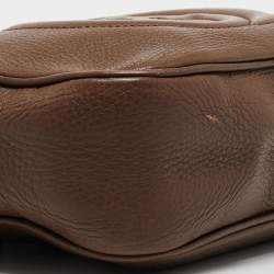 مملوكة مسبقًا Gucci Brown Leather Small Soho Disco Crossbody Bag