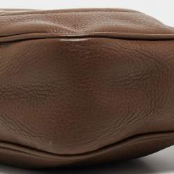 مملوكة مسبقًا Gucci Brown Leather Small Soho Disco Crossbody Bag