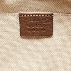 مملوكة مسبقًا Gucci Brown Leather Small Soho Disco Crossbody Bag