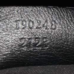 Pre Owned Gucci Black Patent Leather D Ring Tote