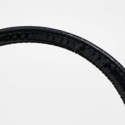 Pre Owned Gucci Black Patent Leather D Ring Tote