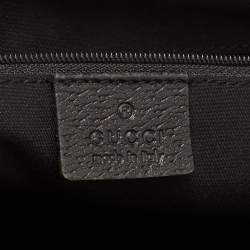 Pre Owned Gucci Black GG Canvas and Leather Princy Bag