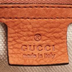 Pre Owned Gucci Brown Leather Large Soho Shoulder Bag