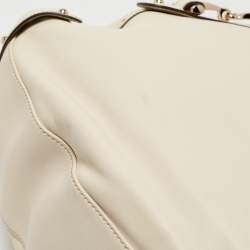 Pre Owned Gucci Of White Leather Pelham Hobo