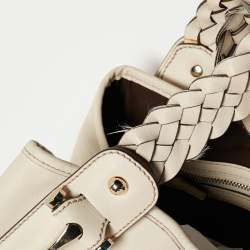 Pre Owned Gucci Of White Leather Pelham Hobo
