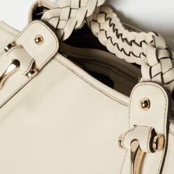 Pre Owned Gucci Of White Leather Pelham Hobo
