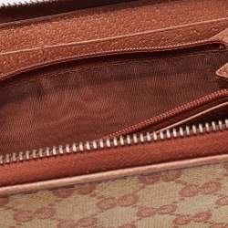 Gucci Beige GG Canvas New York Yankees Continental Wallet
