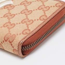 Gucci Beige GG Canvas New York Yankees Continental Wallet