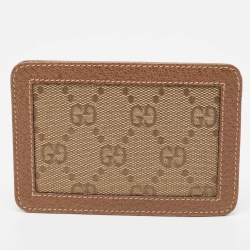 Gucci Brown Leather Slim Card Holder