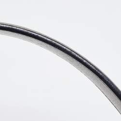 مملوكة مسبقًا Gucci Grey Leather Techno Horsebit Flap Bag