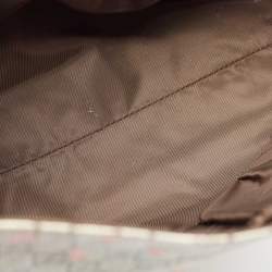 Pre Owned Gucci Beige GG Supreme Strawberry Canvas Diaper Bag
