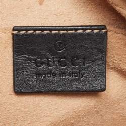 Gucci Black Matelasse Leather Mini GG Marmont Chain Shoulder Bag