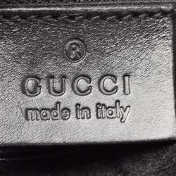 Pre Owned Gucci Black Suede and Leather Jackie O Hobo